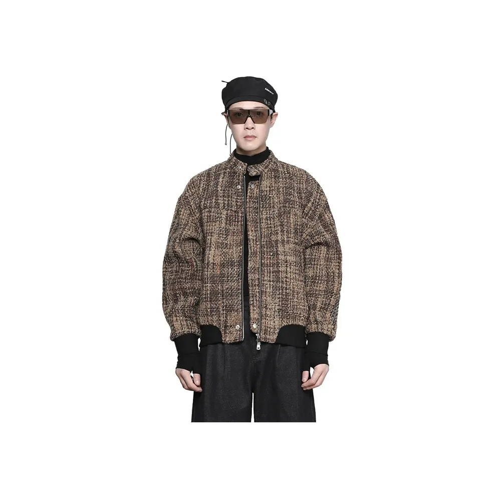 RAYSHOW Jackets Coats Men's Coffee