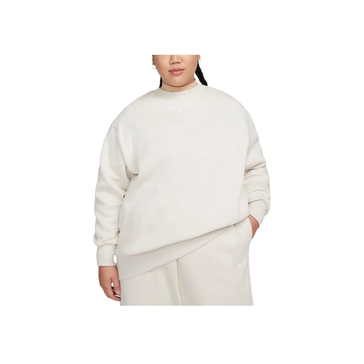 Nike Sweatshirt Women's Light Oak Brown/Sailcloth