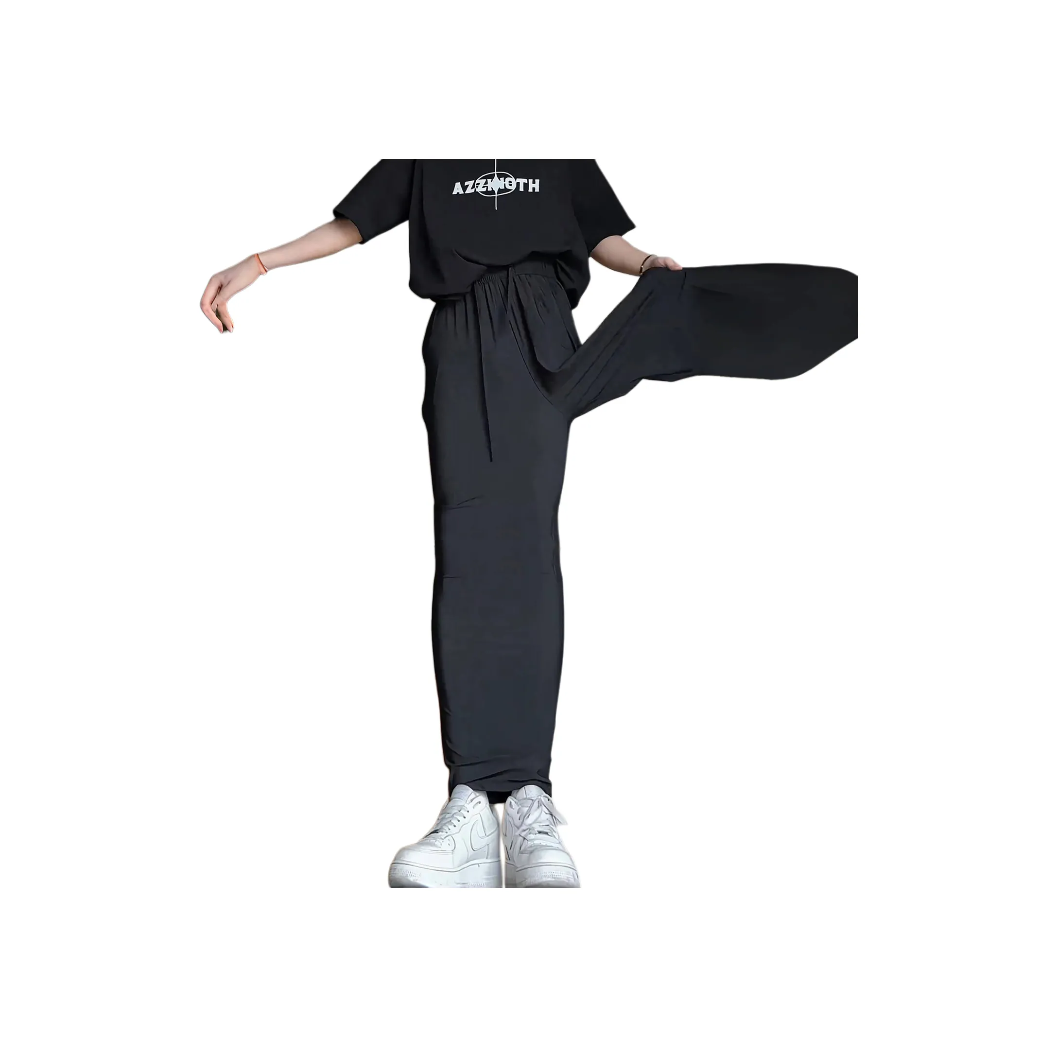 GWAF Черные Унисекс Повседневные Брюки