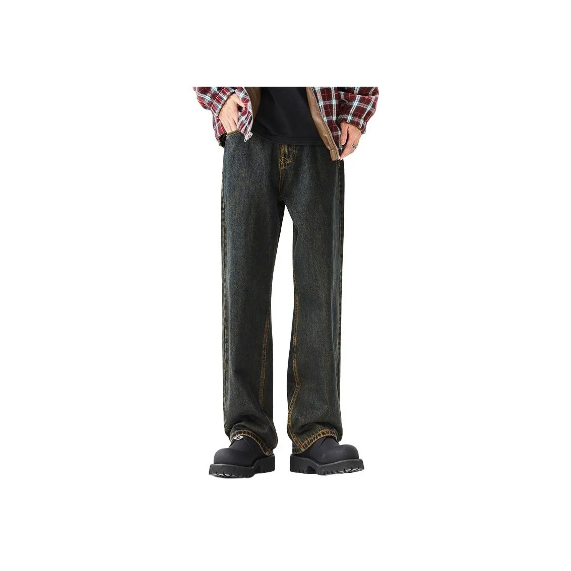 ALL IN Jeans Unisex Swallow's Neck Blue