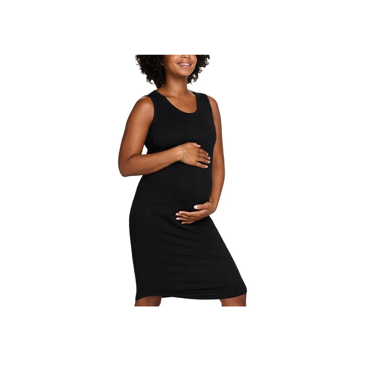 Nike M Women's Dri FIT Slim Fit Knit Dress Maternity