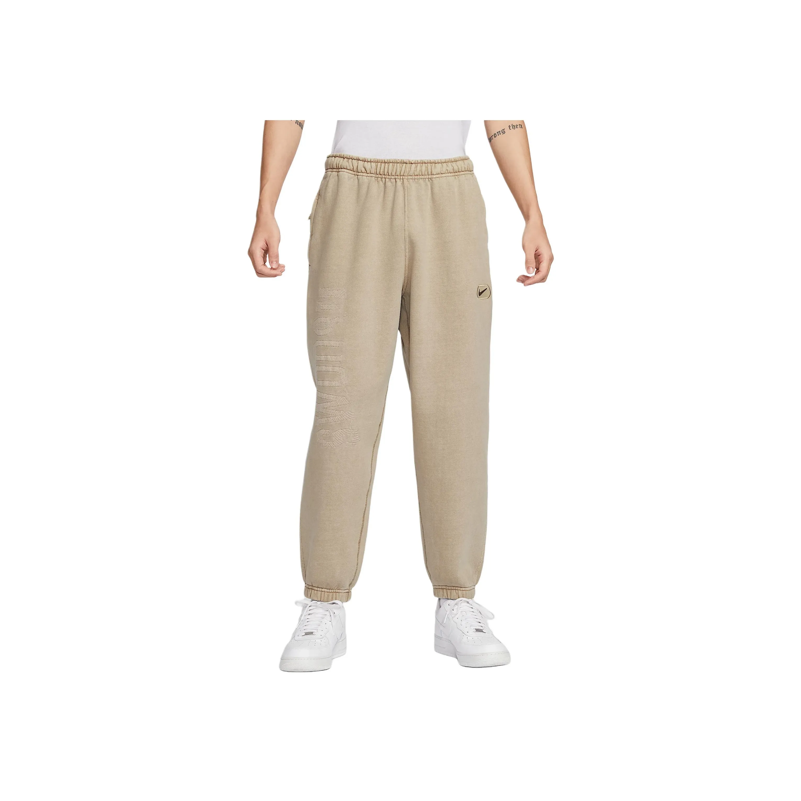 Nike Clothing Бежевые Мужские Повседневные Штаны