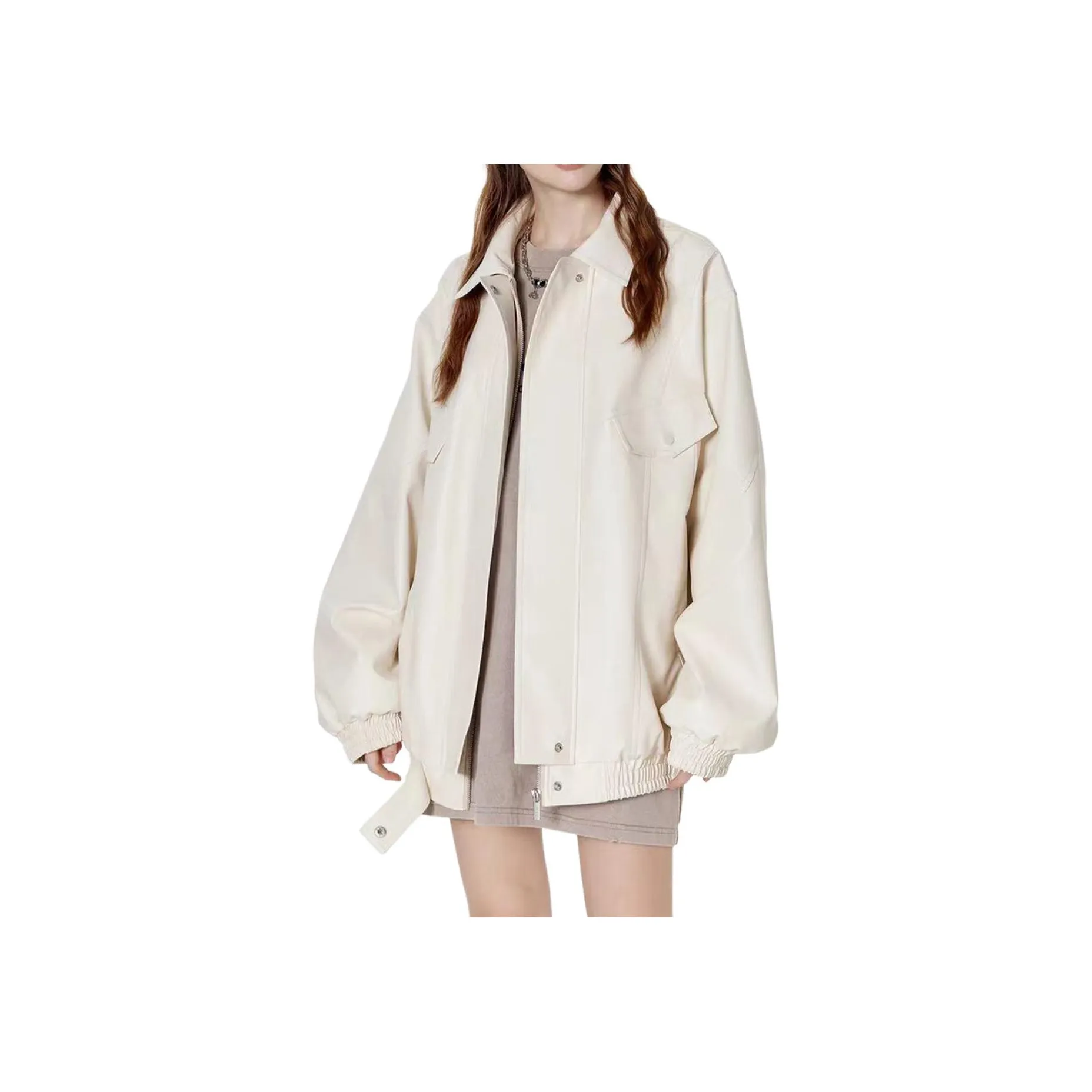 RAP PANDA Leather Jacket Unisex