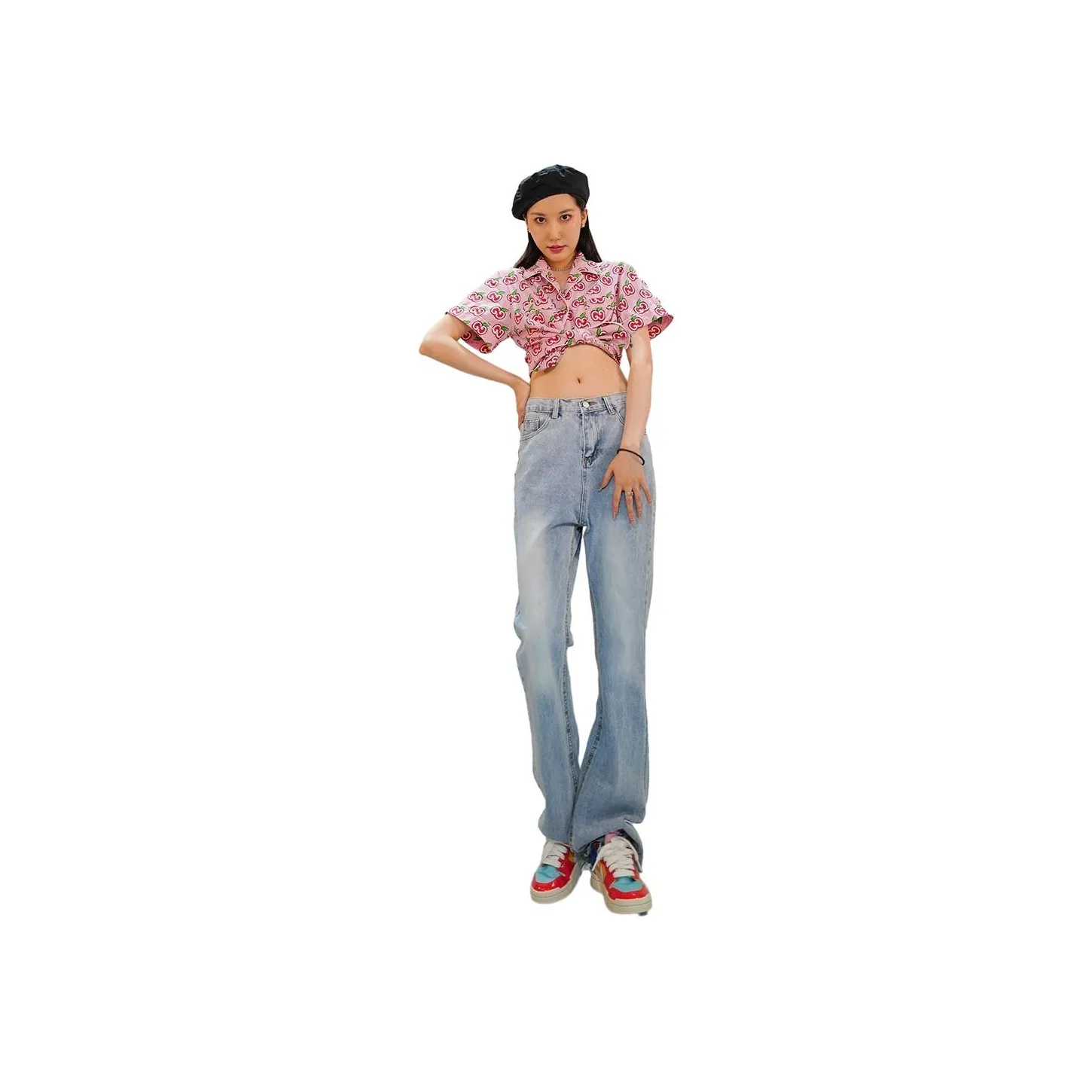 Seven Up And Nine Down Jeans Women's Light Blue