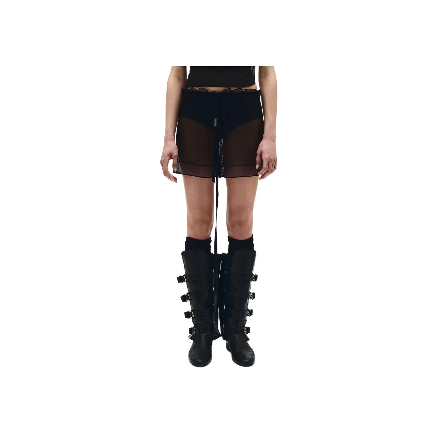 Ann Demeulemeester SS25 Casual Shorts Women's Black