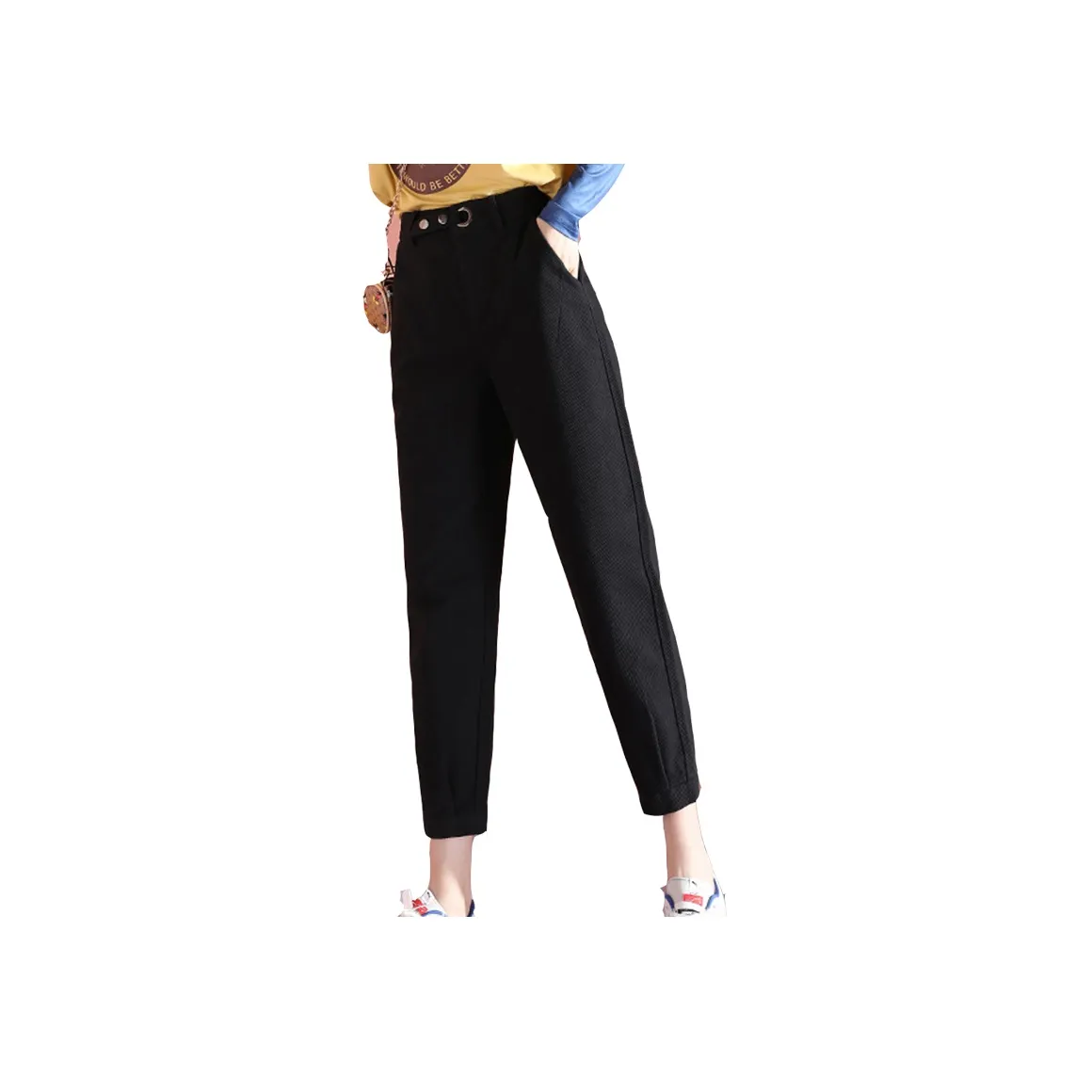 HIPPIEMISS Повседневные брюки Женские Черные