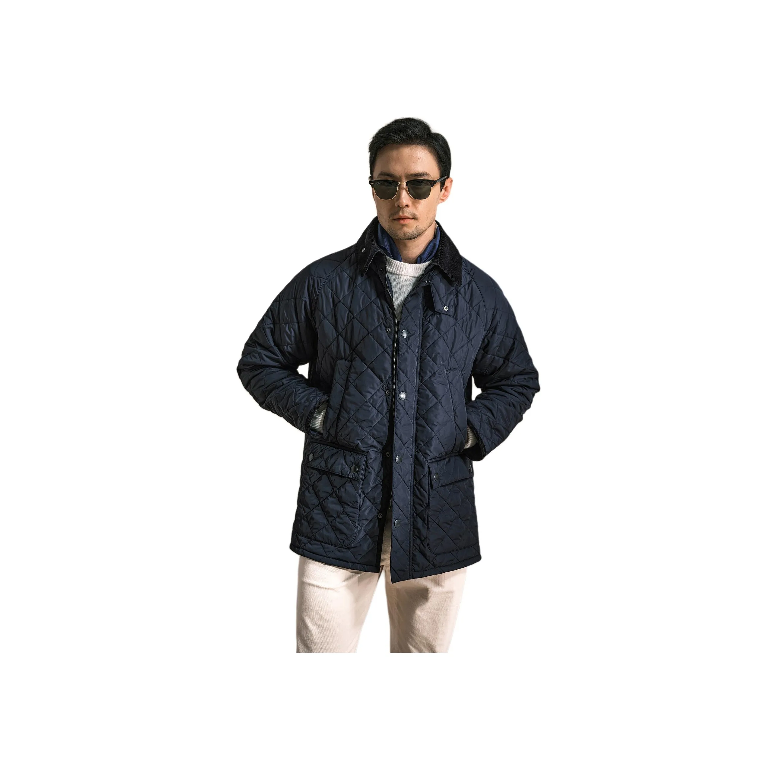 BIBURY COURT Хлопковый пуховик Мужской