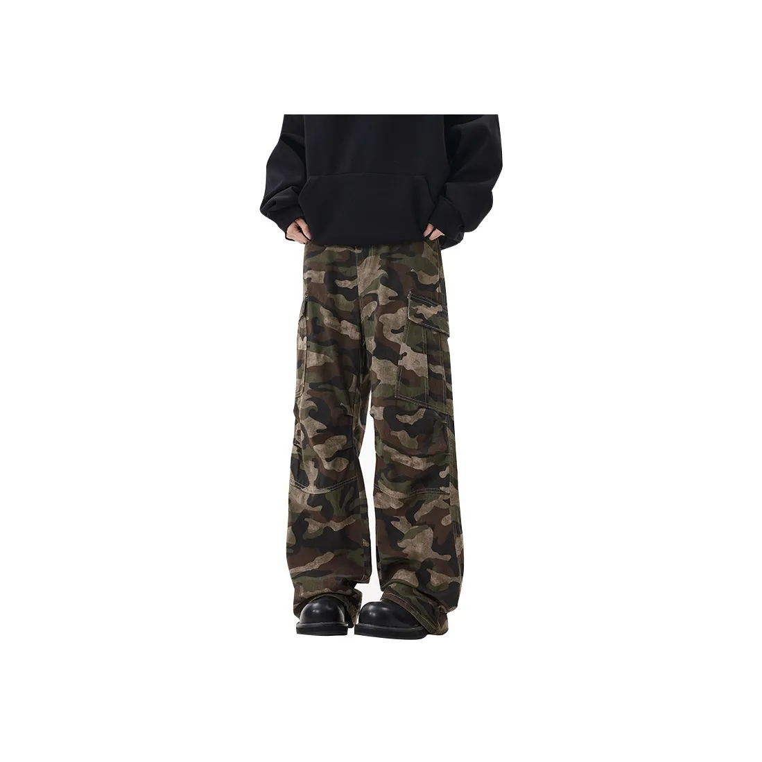 FOREVER 21 Карго Брюки Унисекс Камуфляж