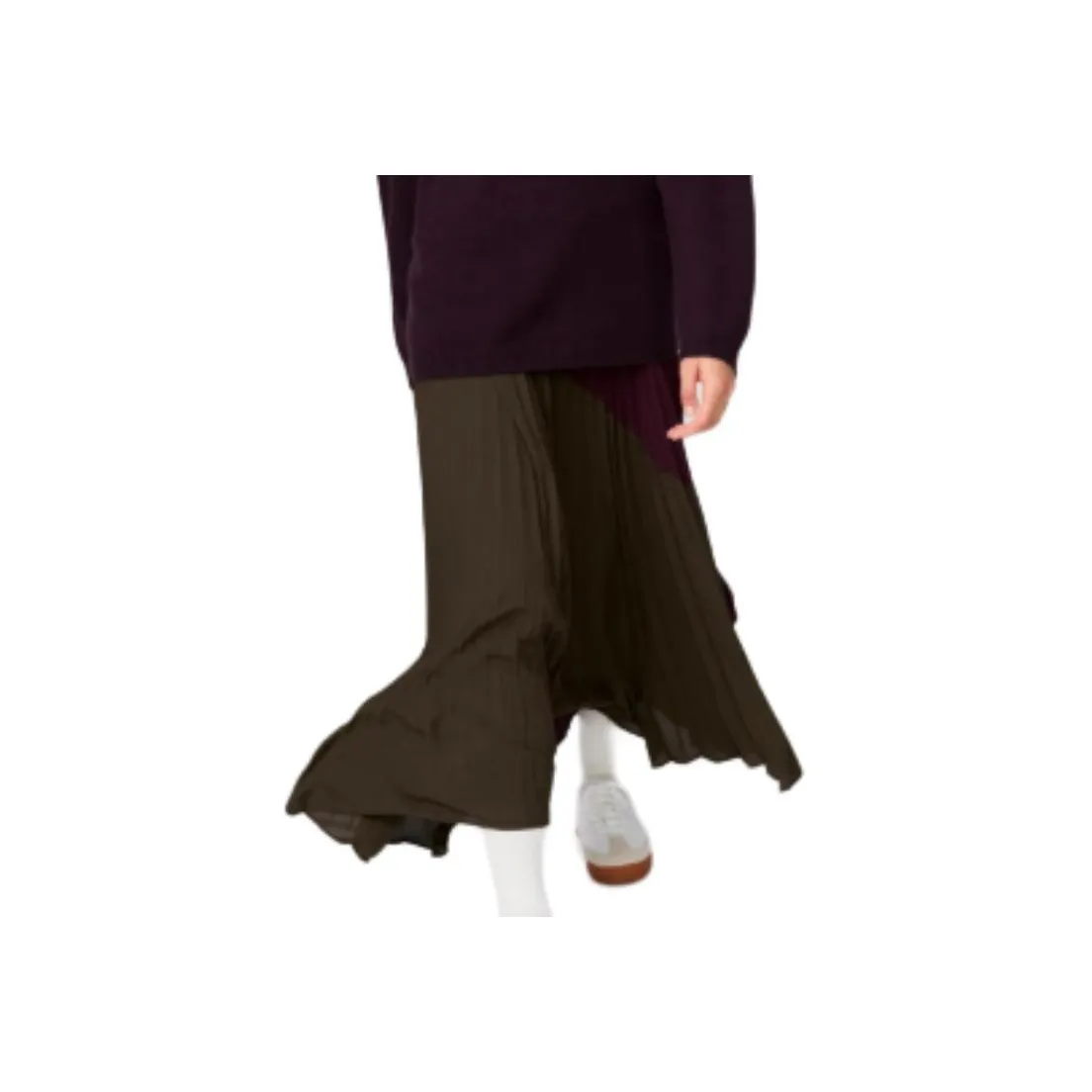 UNIQLO x Clare Waight Keller C Collection FW25 Повседневный Длинный Юбка Женские