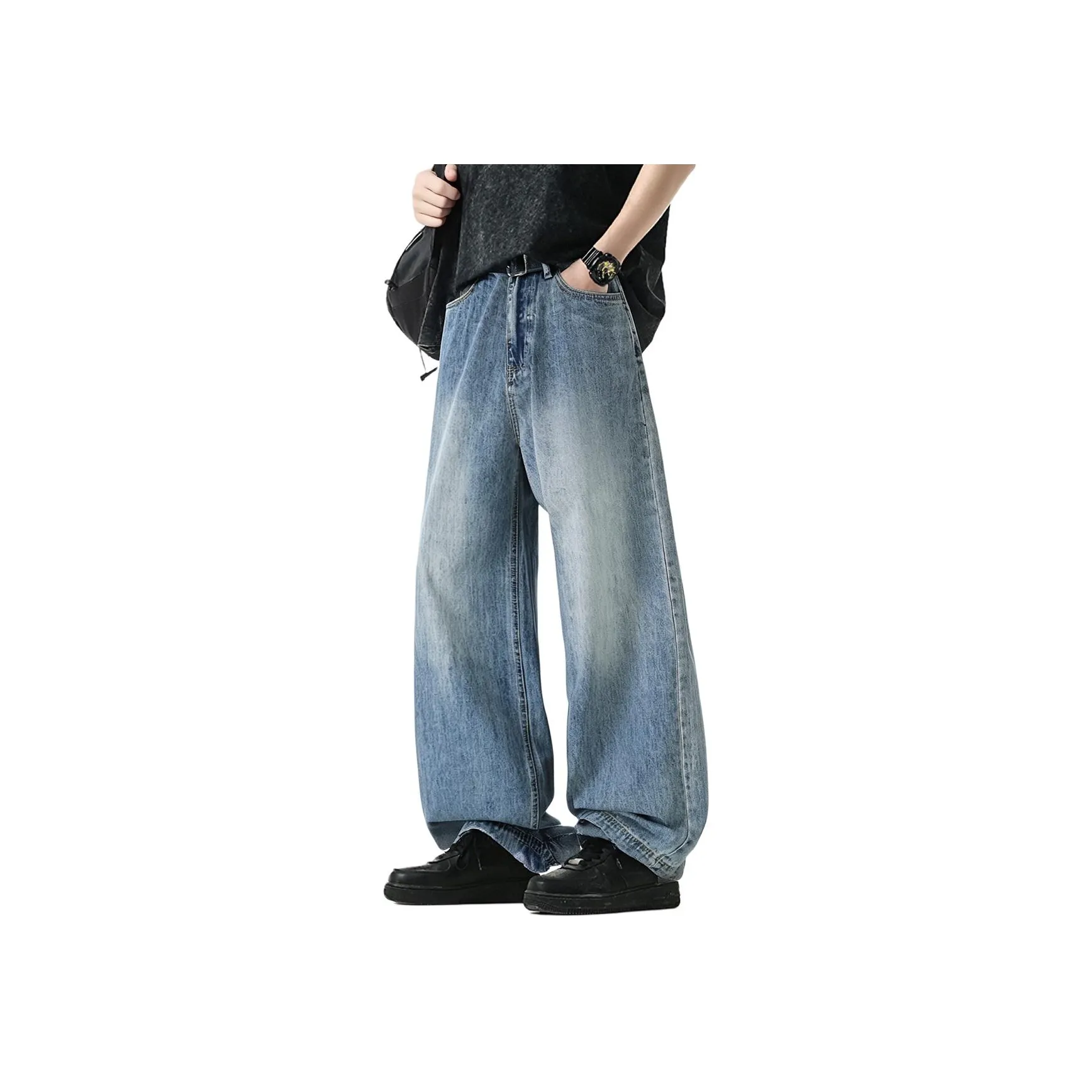 COPICVEN Jeans Unisex Blue