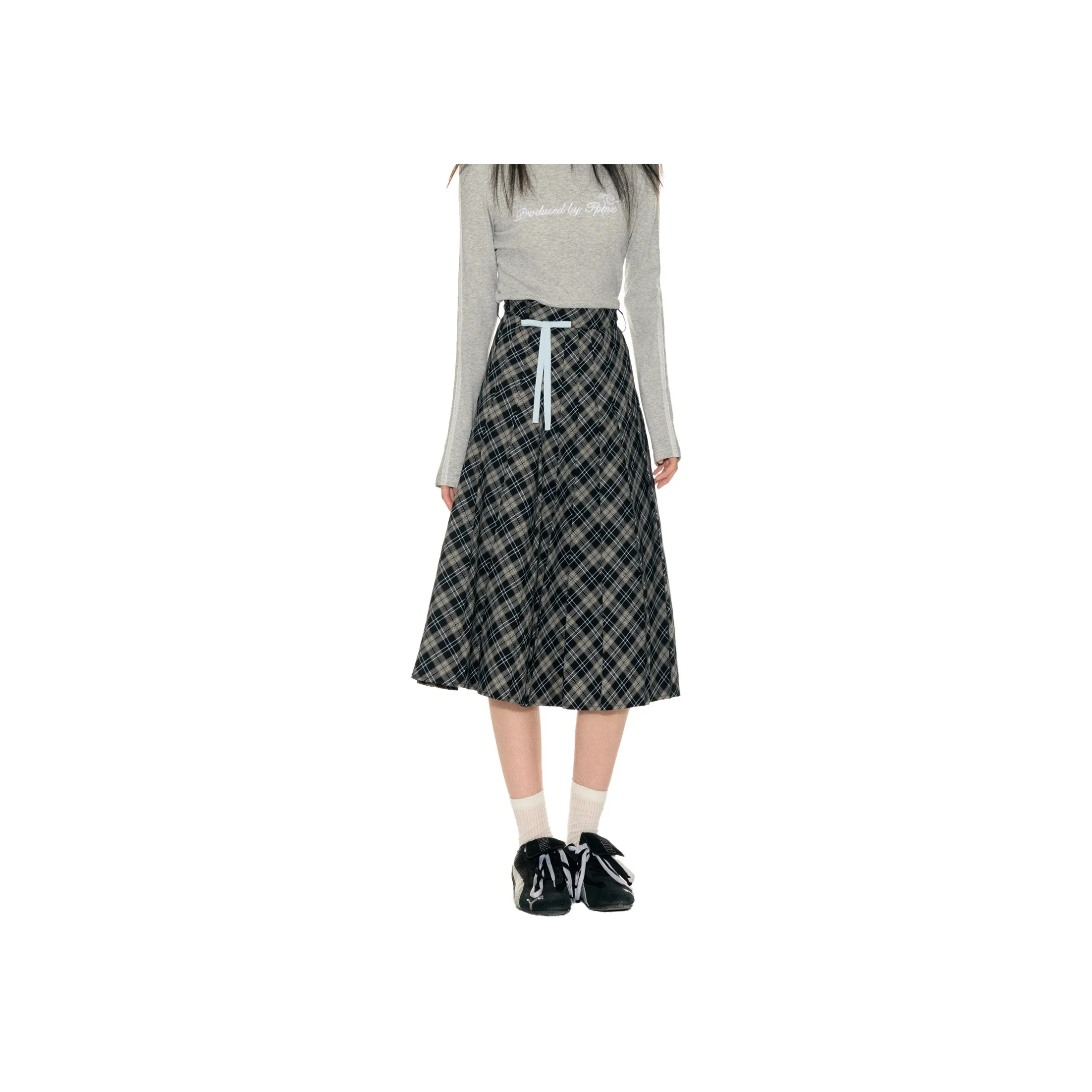 FPMZ Casual Long Skirts Women's Black