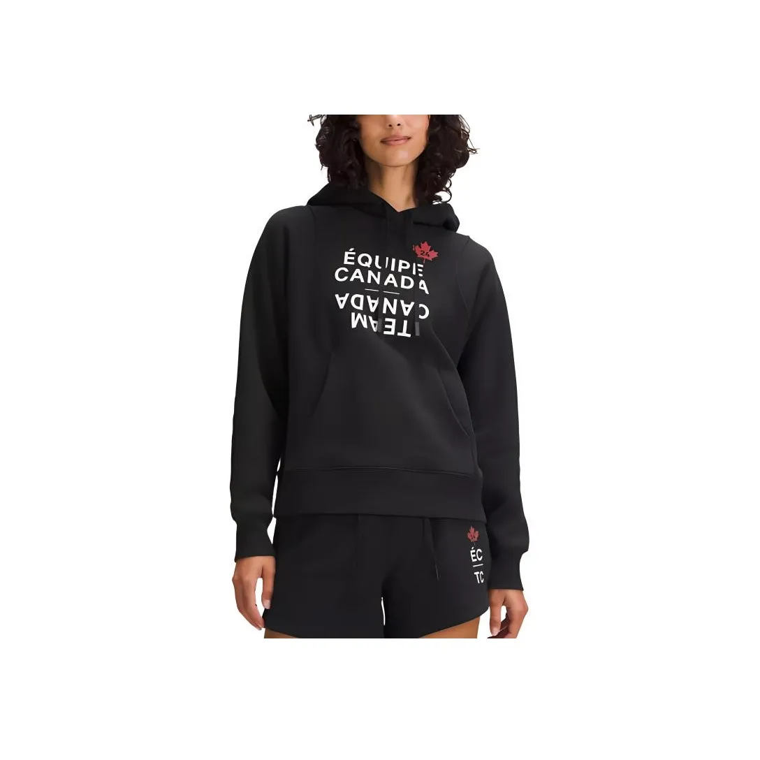 Lululemon Team Canada Fleece Hoodie COC Logo Sweatshirt Women's