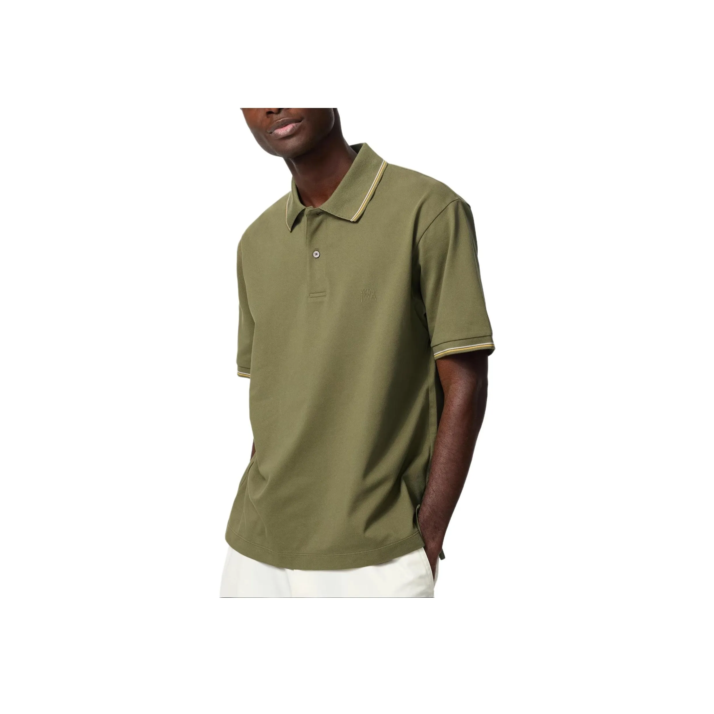 UNIQLO x JW Anderson SS25 Polo Shirt Unisex Olive Green