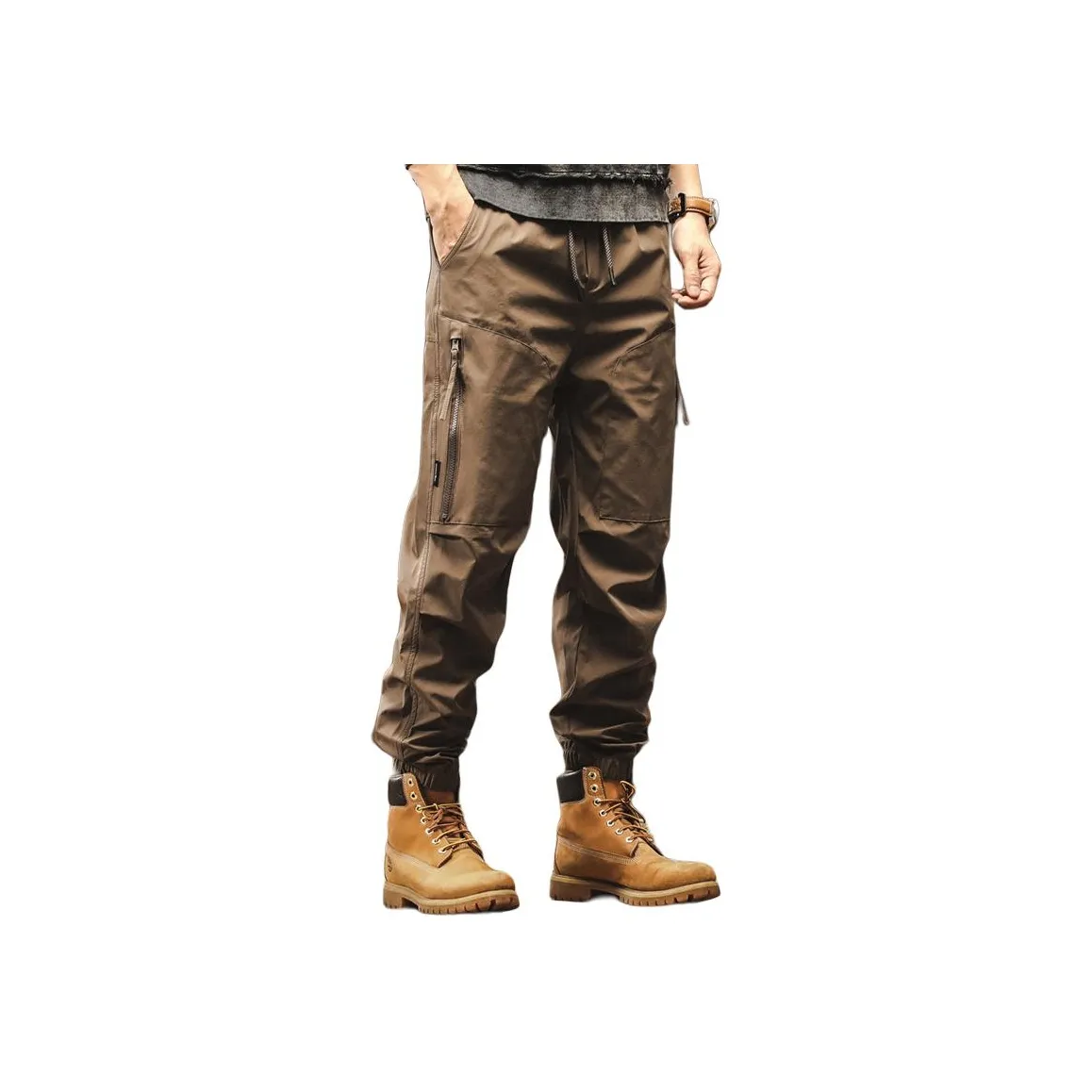 JIELEINUO Мужские Карго Брюки