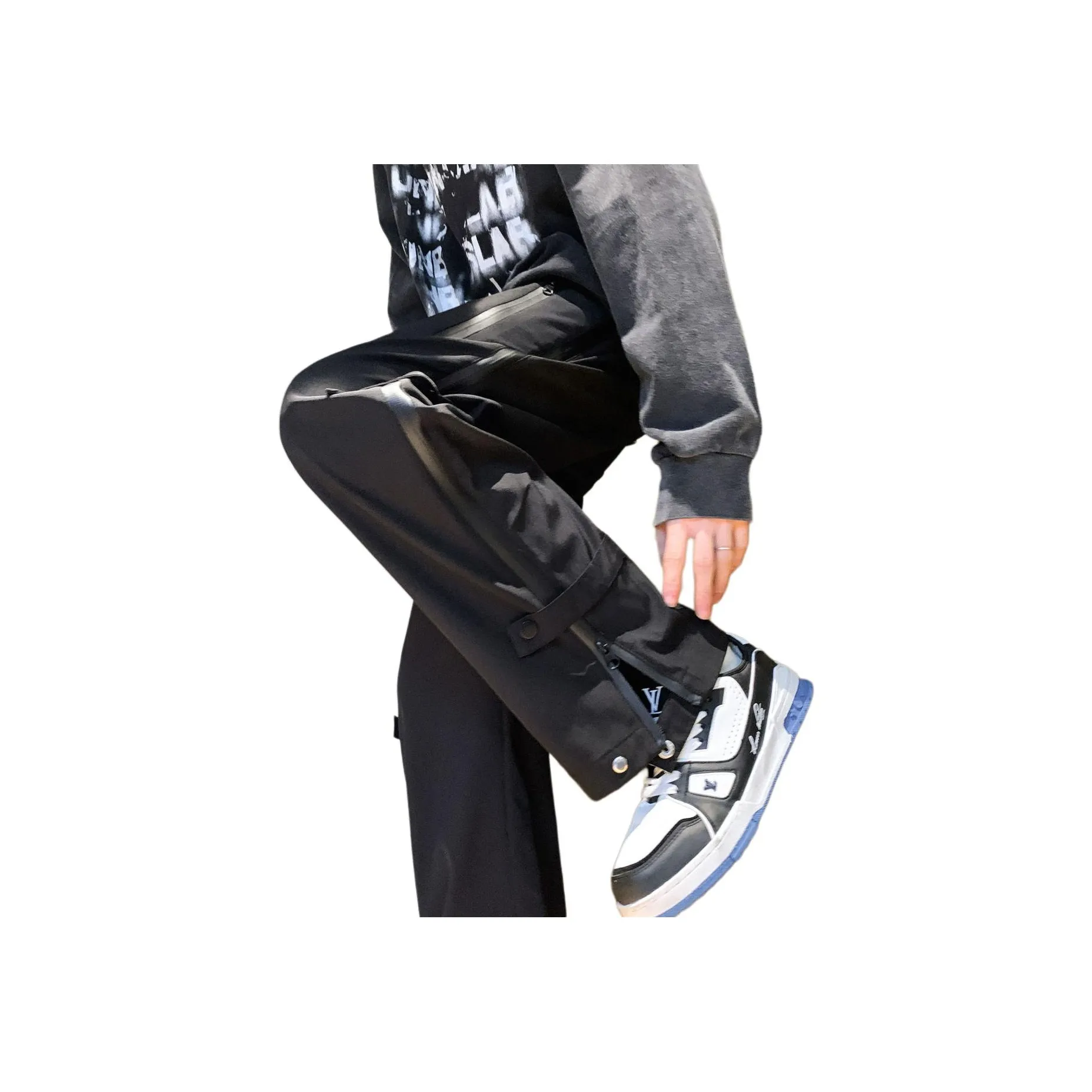 SOCKKEY Cargo Pants Unisex Black
