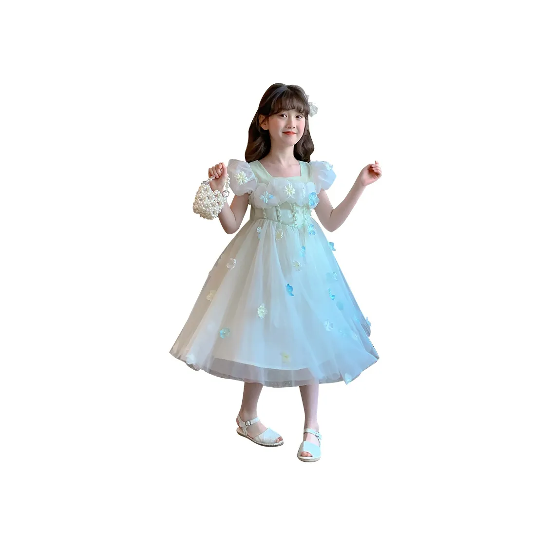 Jiao Ni Платье Светло-зеленый Подростки