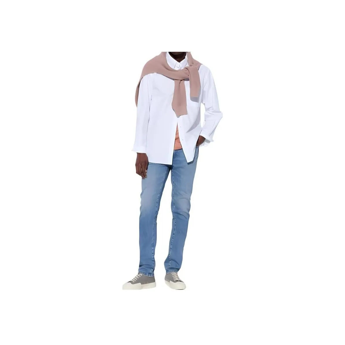 UNIQLO Denim Series Jeans Men's Sky Blue