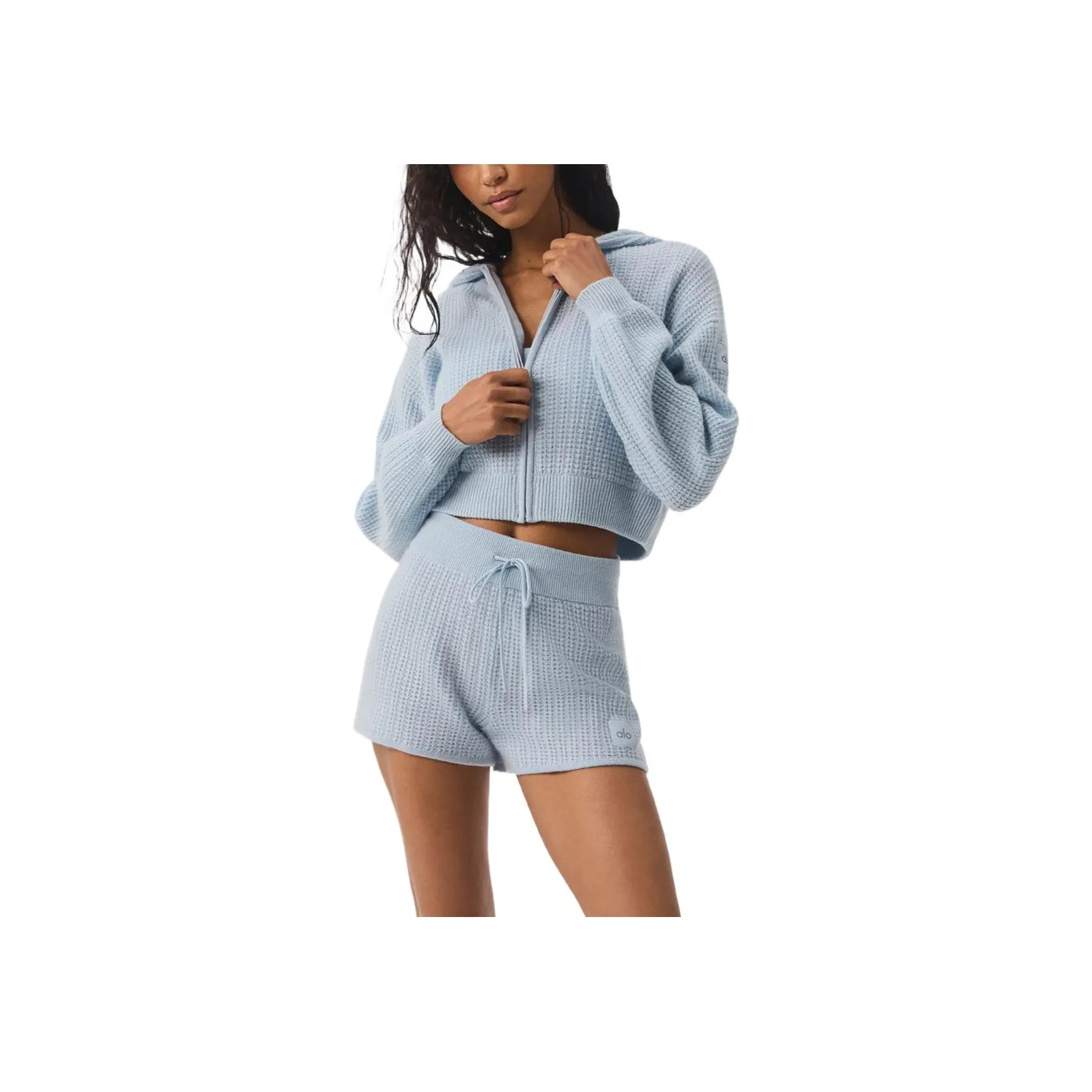 Alo Yoga Cashmere Plush Waffle Jacket Women's