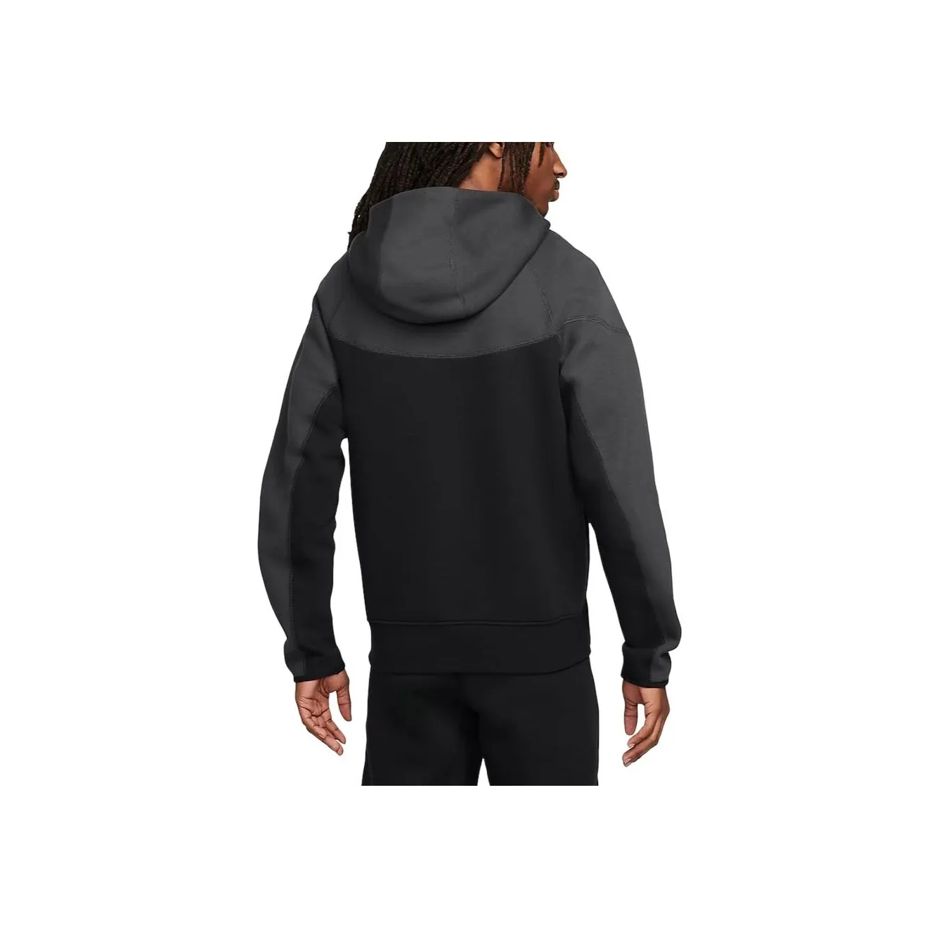 Nike Sportswear Tech Fleece Jacket Men's Black/Dark Smoke Gray/Light Red