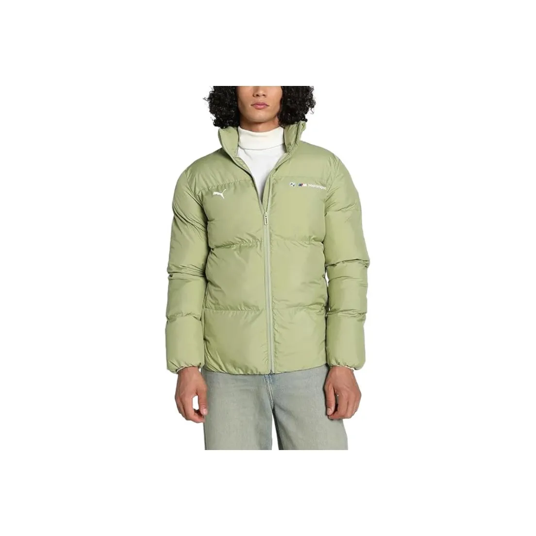 PUMA BMW Series Светло-зеленые Мужские Куртки