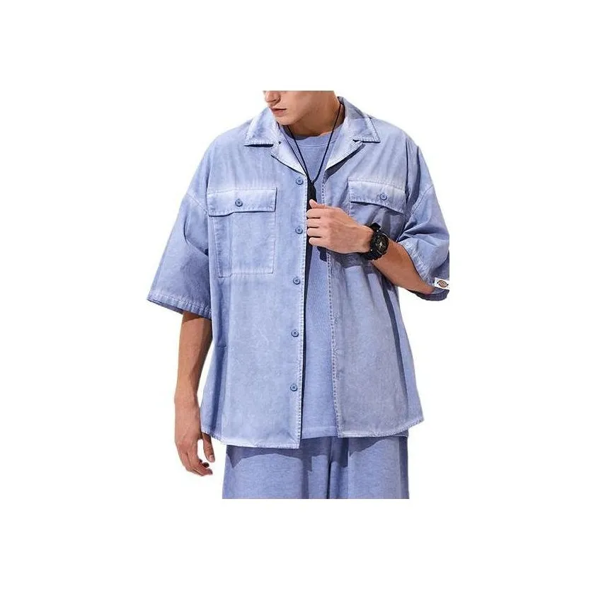 Dickies Shirts Men's Gray Purple