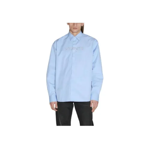 VTMNTS Blue Мужские Рубашки