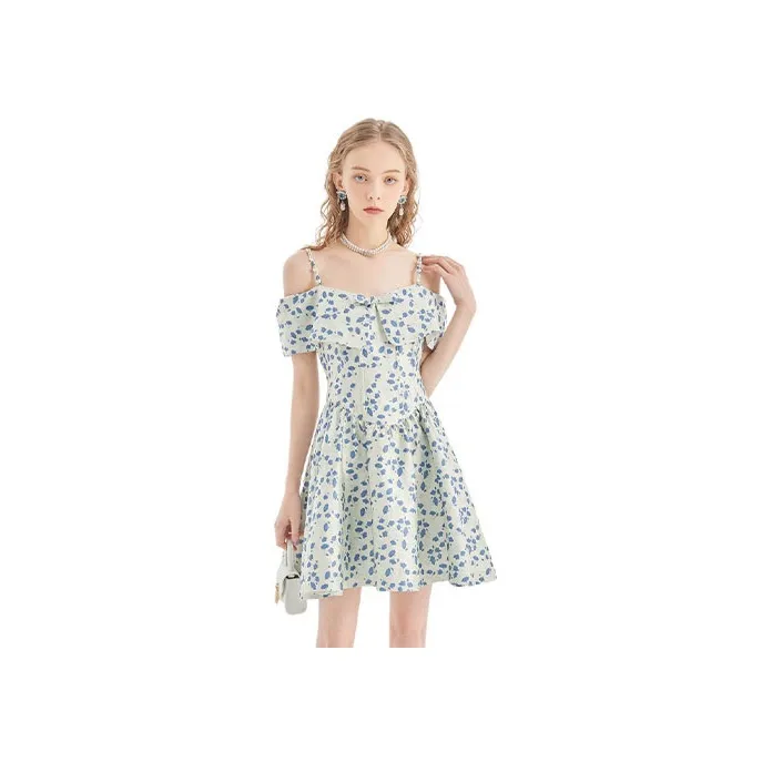 JORYAweekend Slip Платье Женское Светло-Серый Зеленый