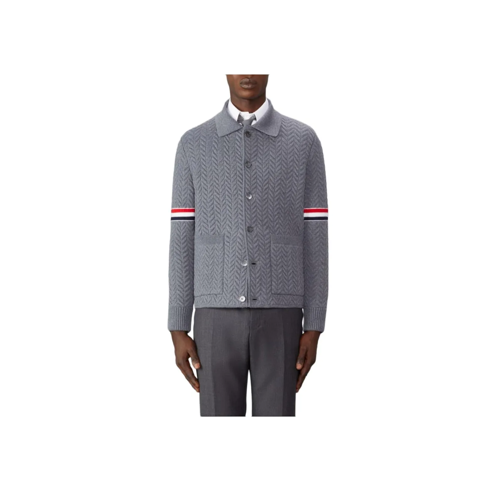 THOM BROWNE Herringbone quited Work Jacket
