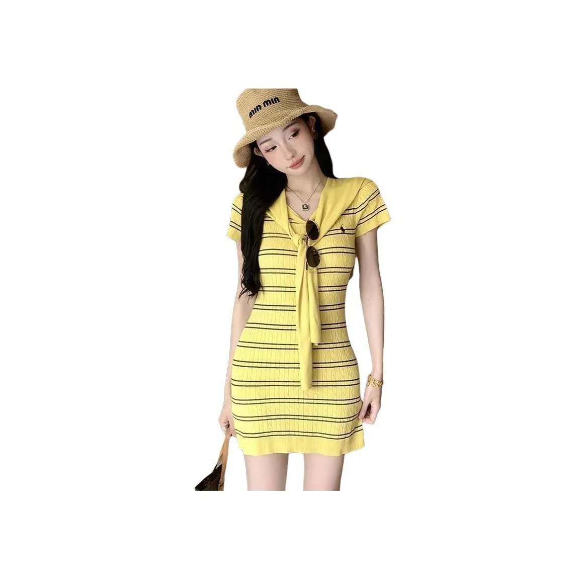 9c Collective Короткий рукав Платье Женское