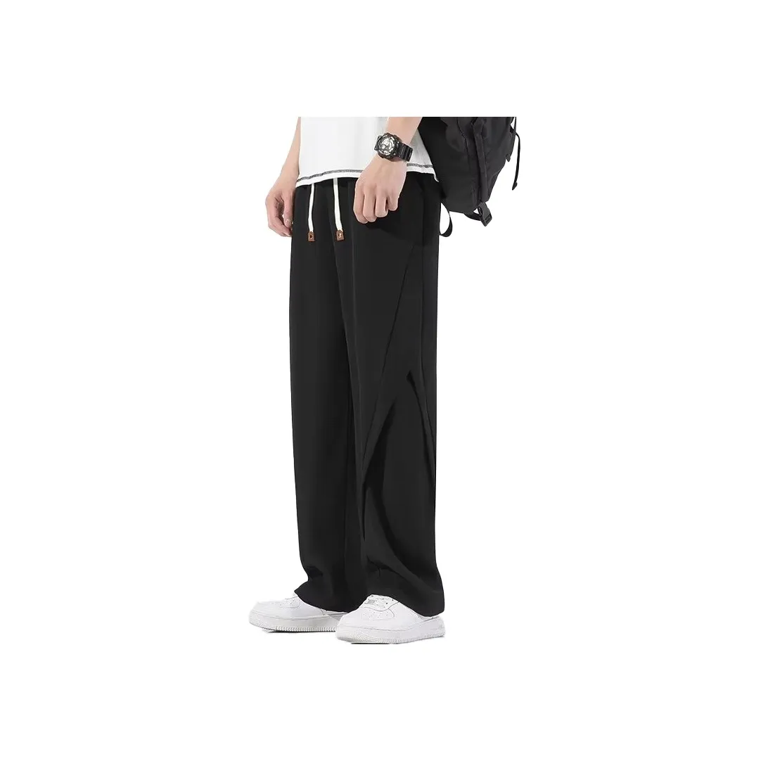 AMANDA BY Casual Pants Summer Unisex Black