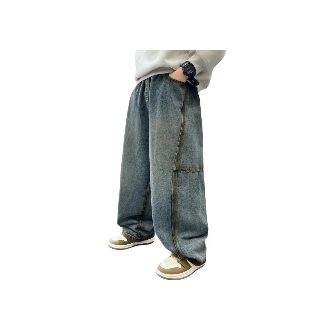 Детские джинсы The panda is round