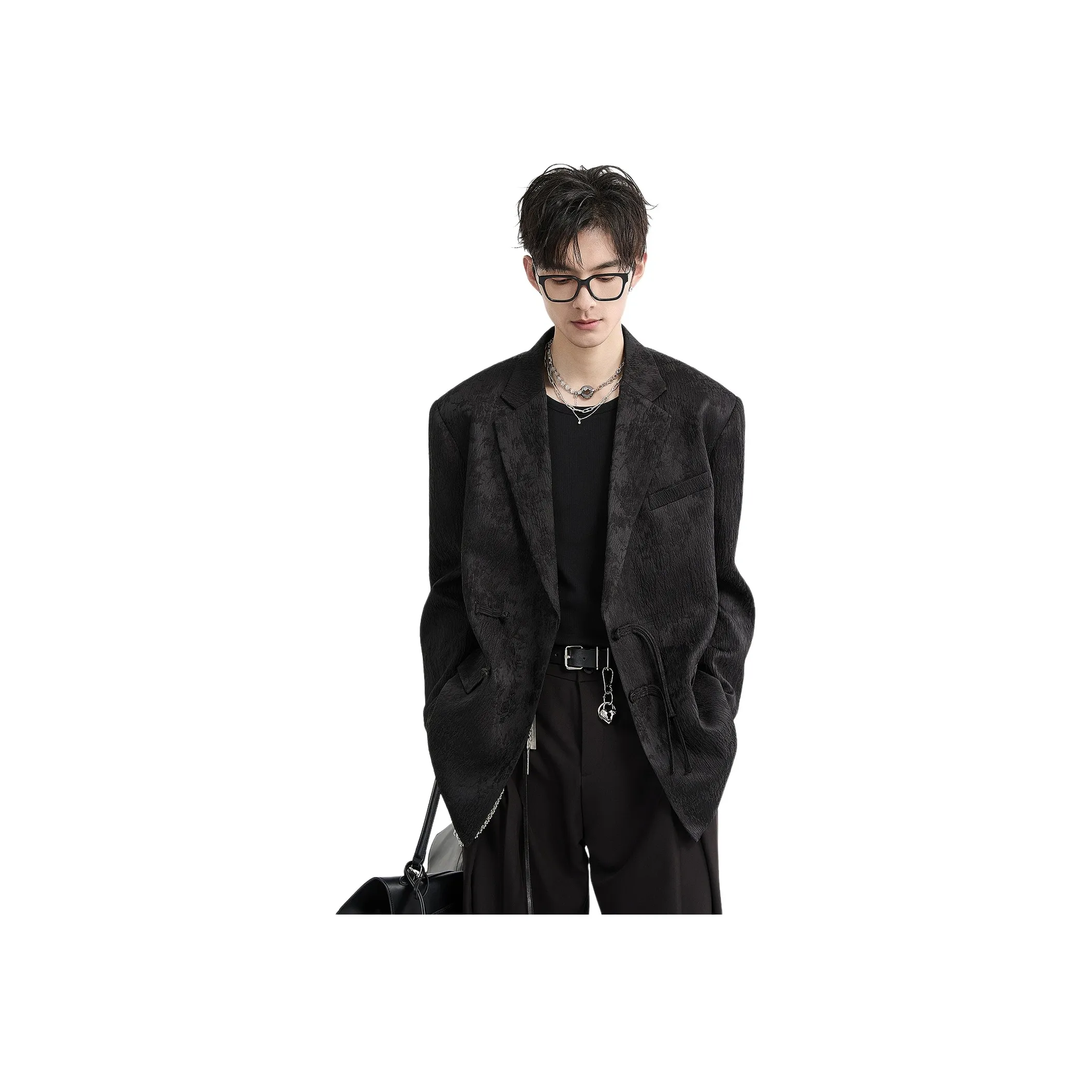 EARL JOEL Business Suit Men's Ink Black