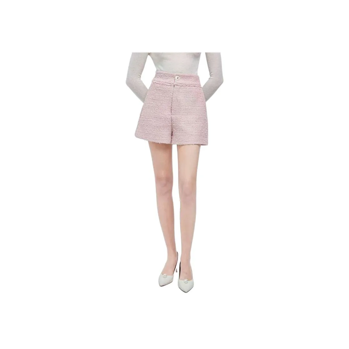 Caroline Розовые Женские Повседневные Шорты
