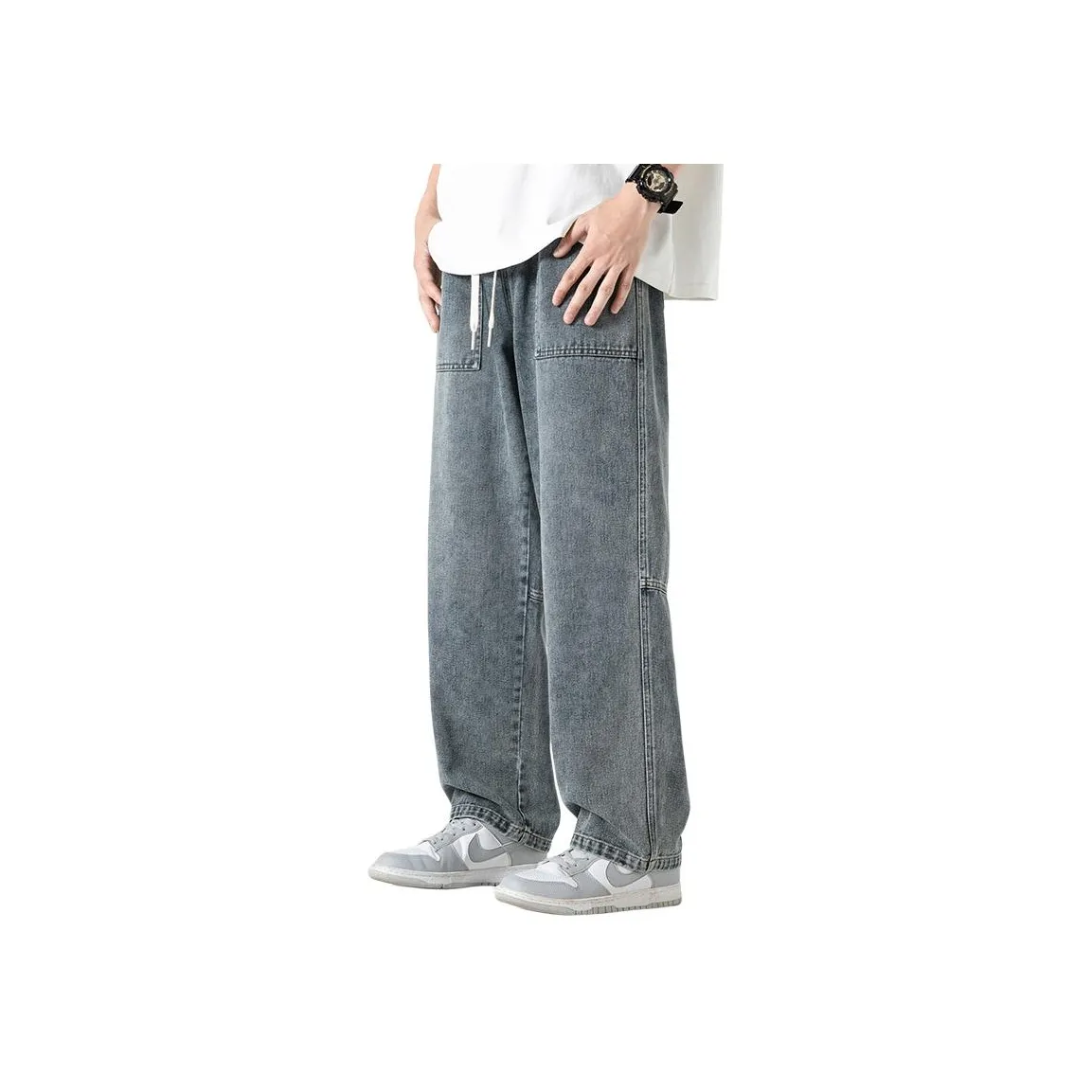 WOOD SOON Jeans Men's Snowflake Blue