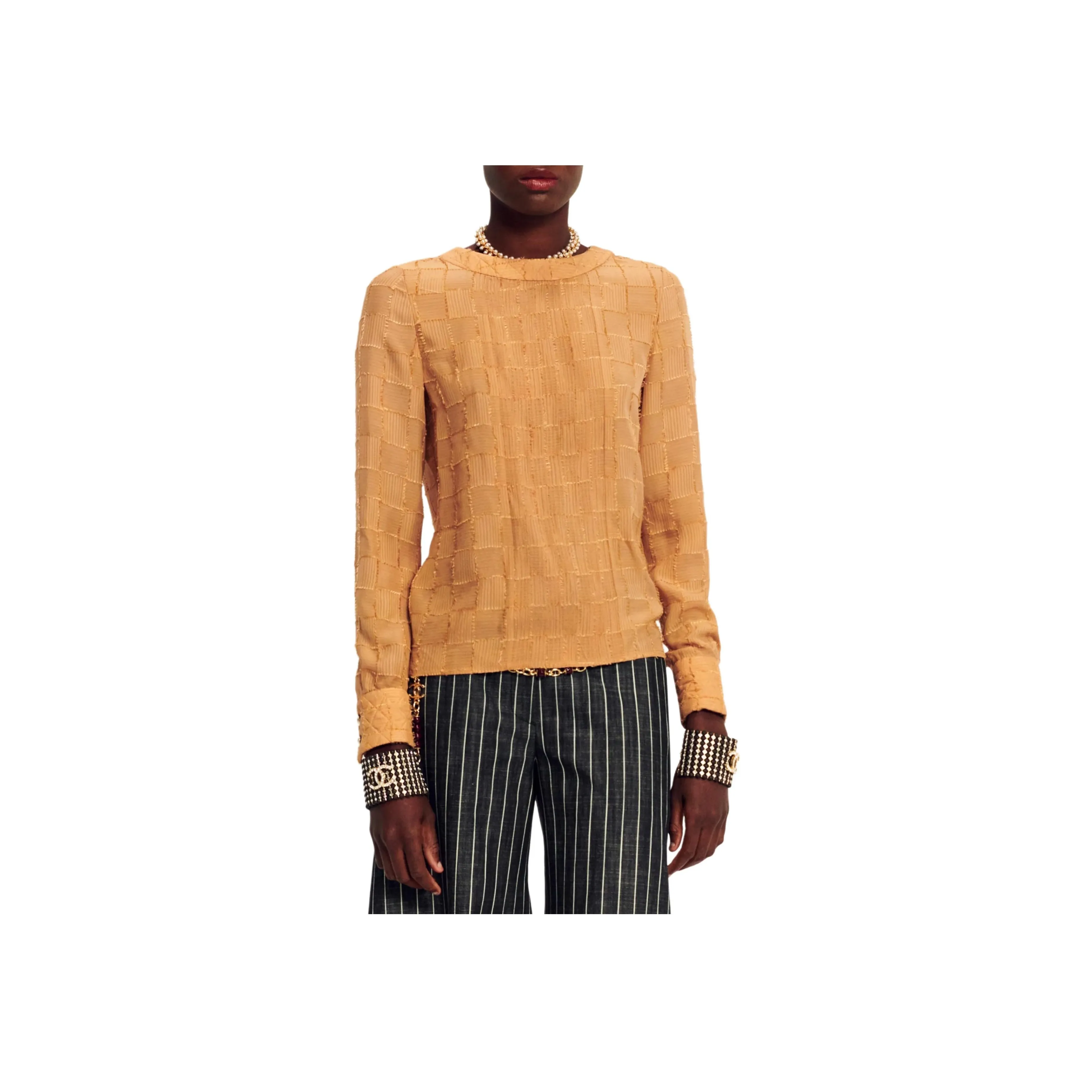 CHANEL T Shirts Women's Orange