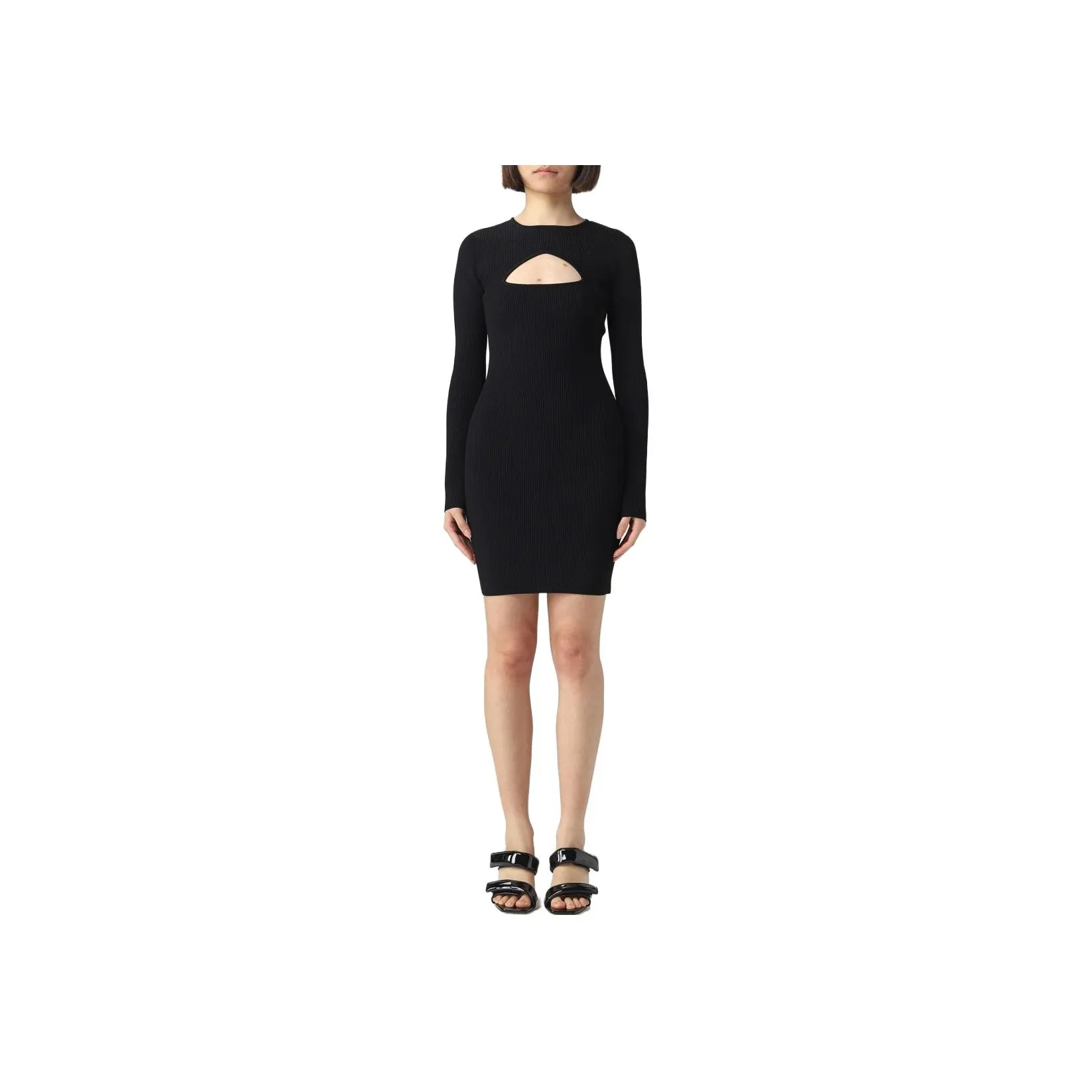 DSQUARED2 Cut out Rib knit Minidress