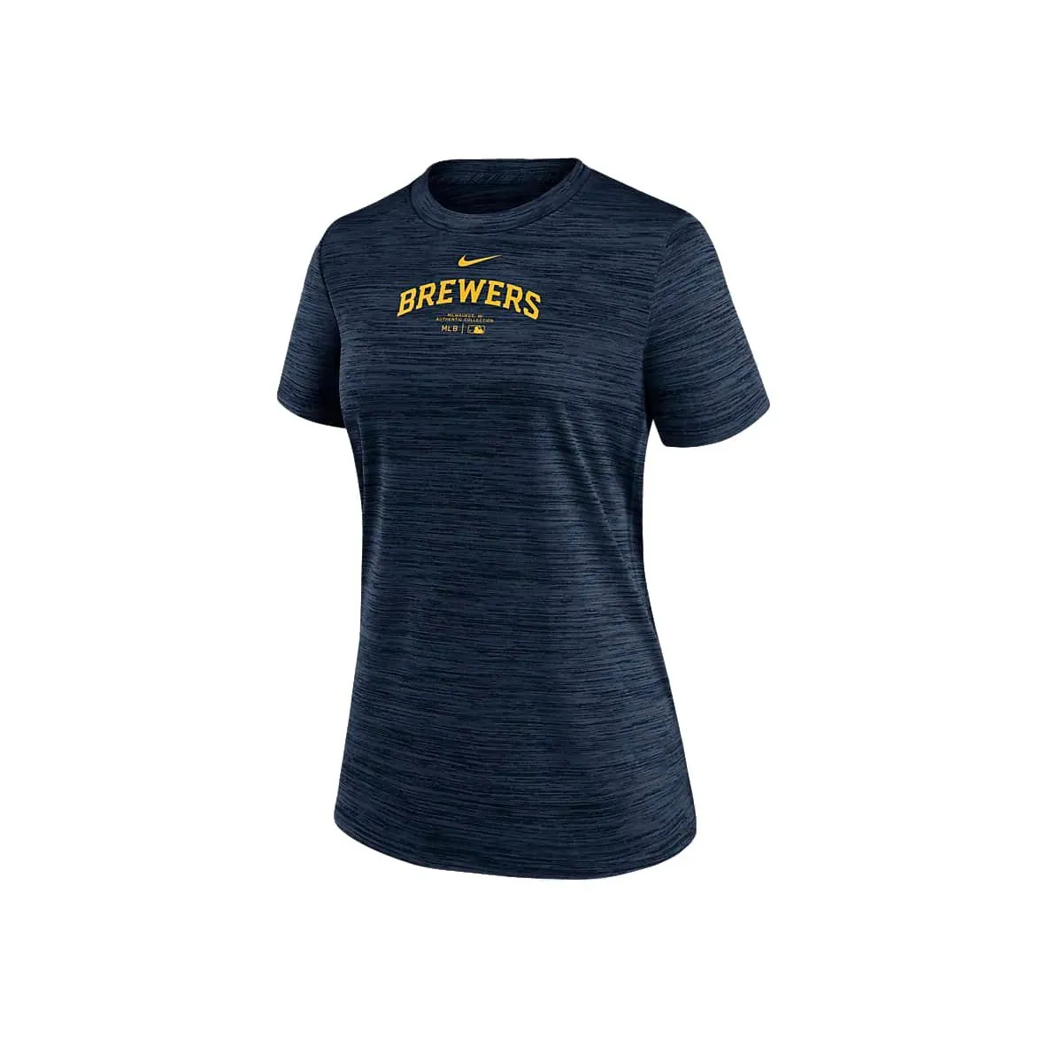 Nike Milwaukee Brewers Authentic Collection Practice Velocity Women's Nike Dri FIT Mlb T Shirt