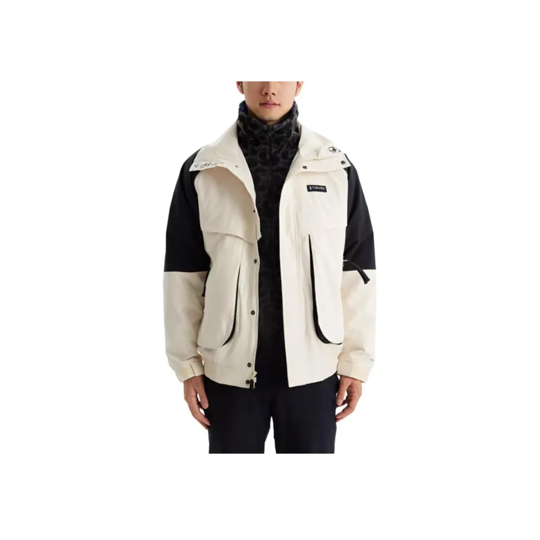 Columbia Hiking Waterproof And Warm Windbreaker Jacket Women's White