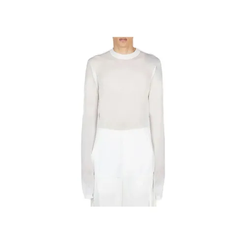 Ann Demeulemeester Белая Мужская Рубашка