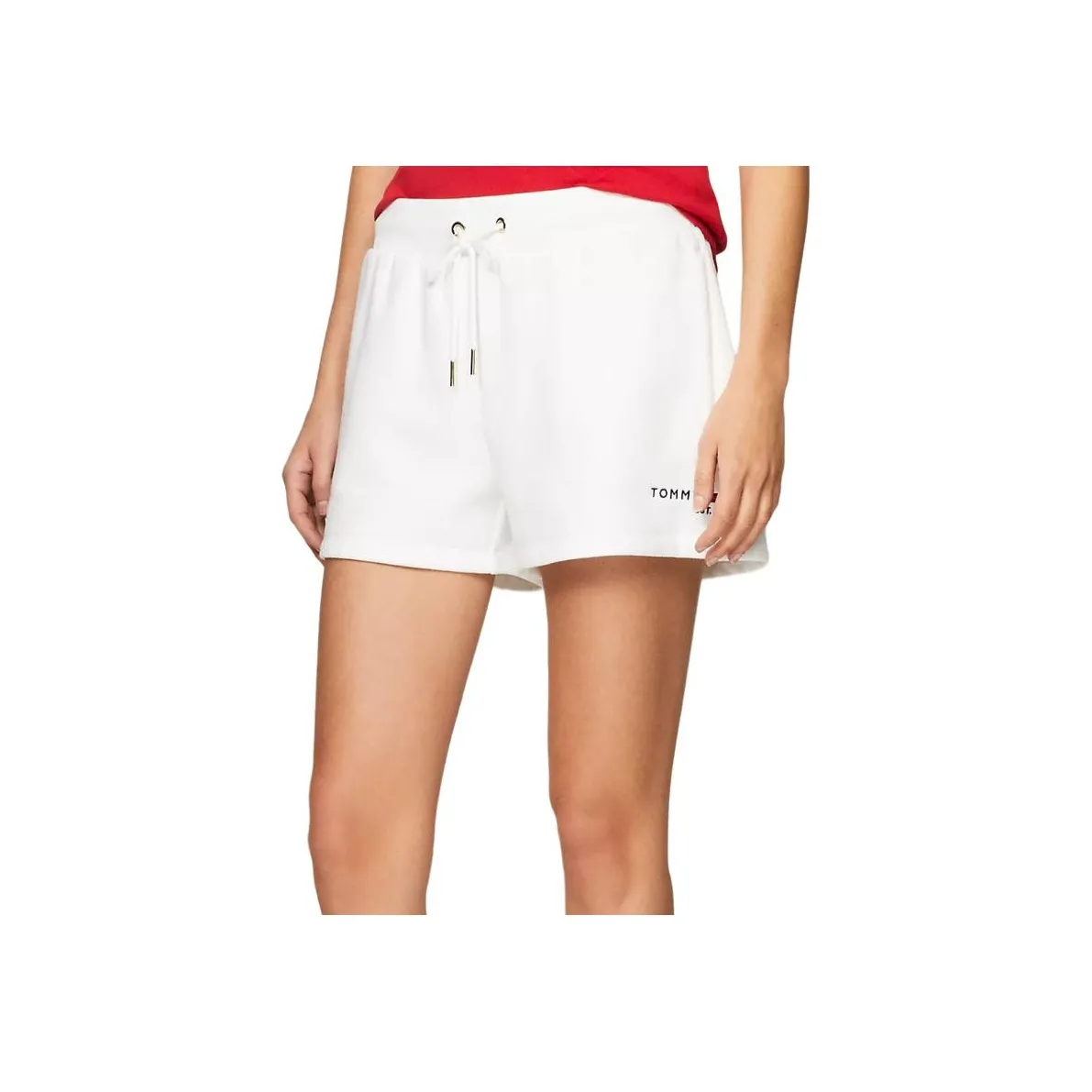 Tommy Hilfiger Повседневные шорты Женские Белые