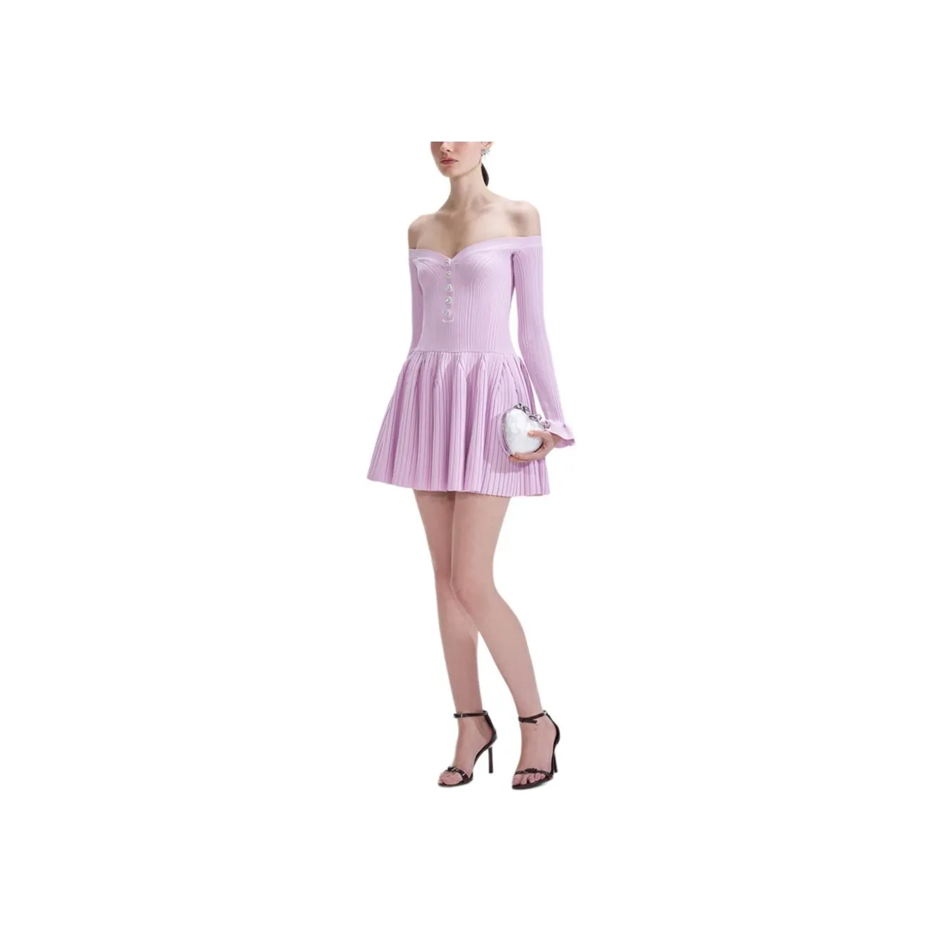 Self portrait Long Sleeved Dress Women's Pink