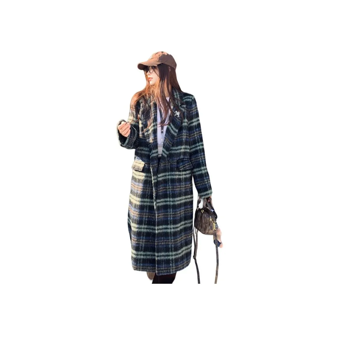 ZCDECO Бирюзовый Женское Пальто