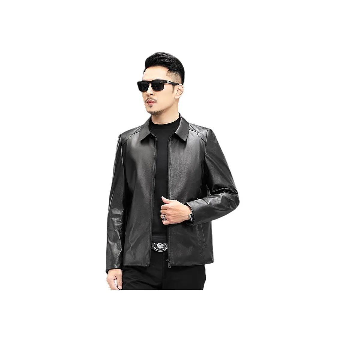 BILISISHANYANG Натуральная кожа куртка унисекс