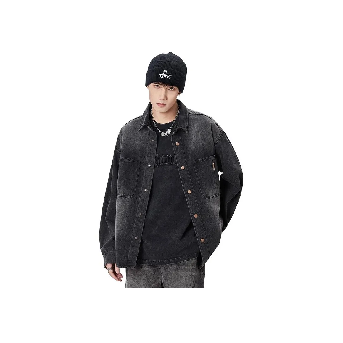 ALL IN Shirt Unisex Obsidian Black