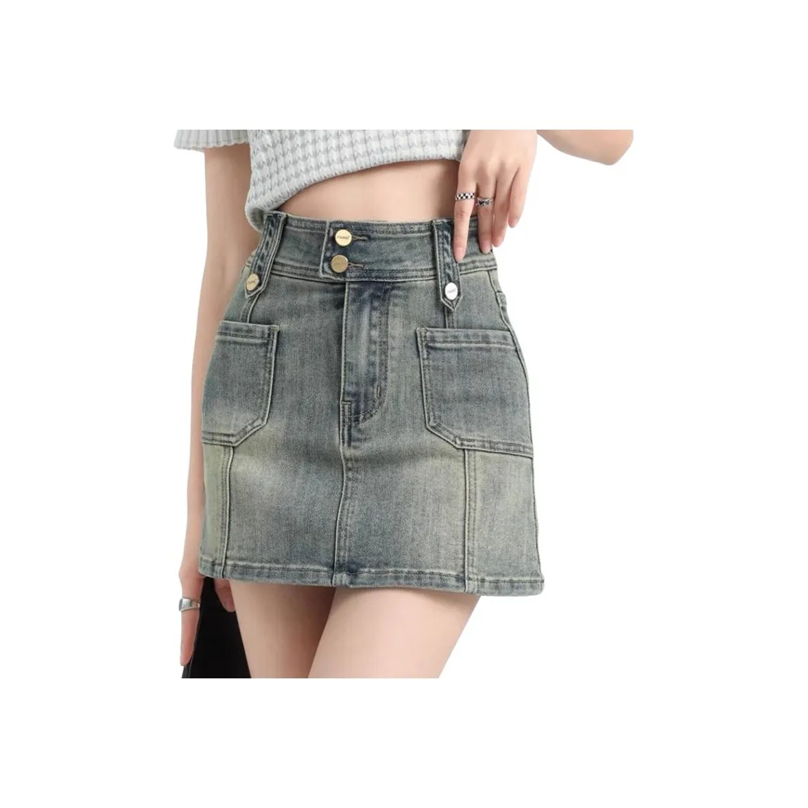 9c Collective Джинсовые короткие юбки Женские