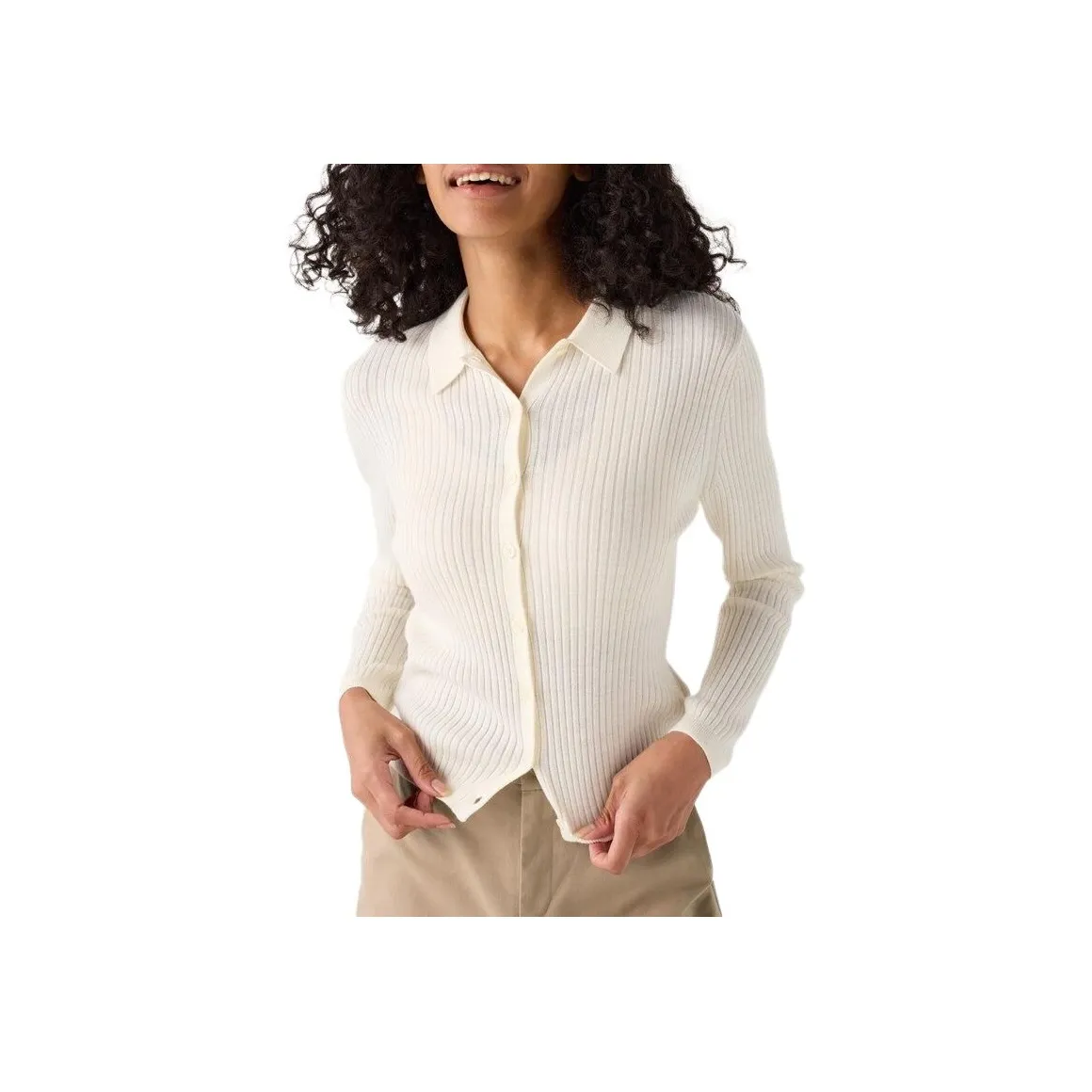 UNIQLO Сливочный Женские Свитеры