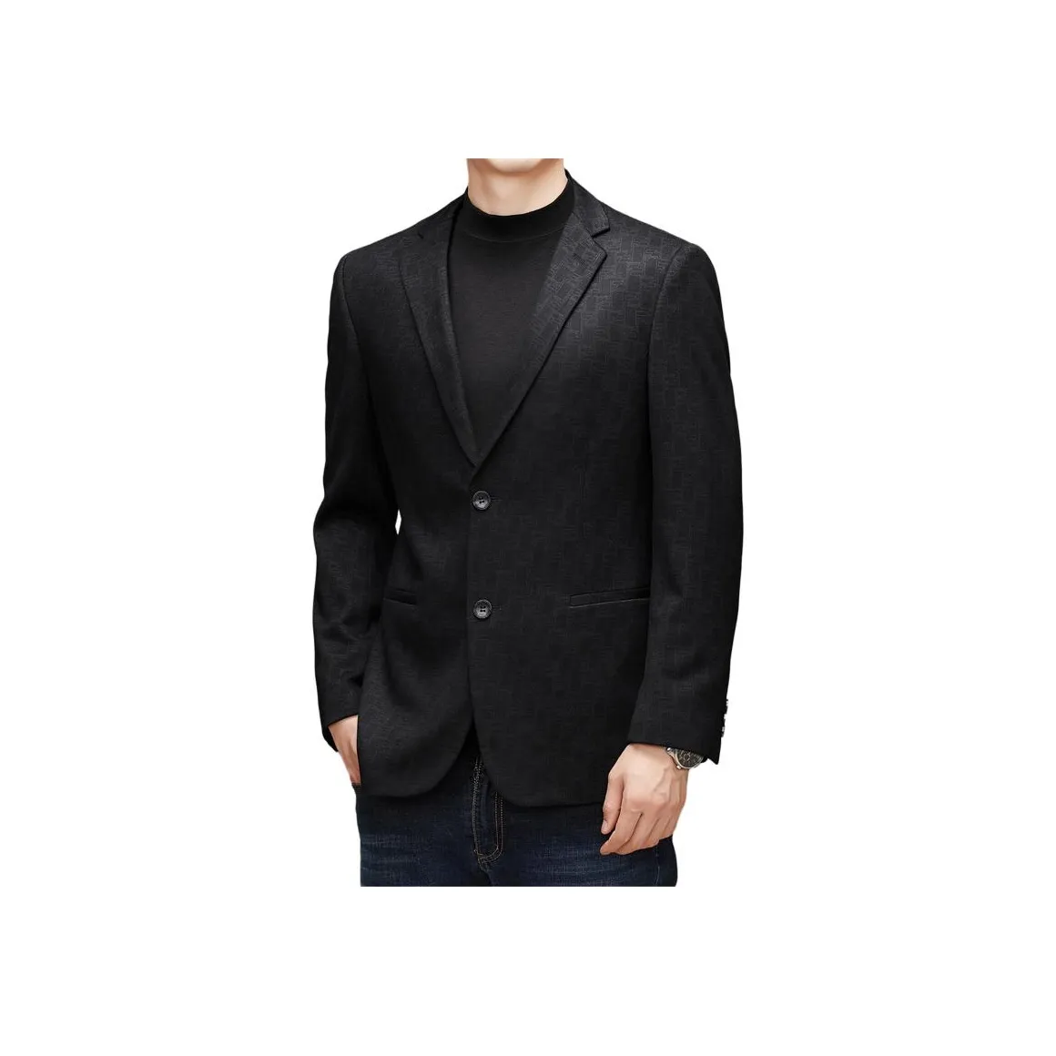 EMINU Черный Мужской Бизнес-Костюм