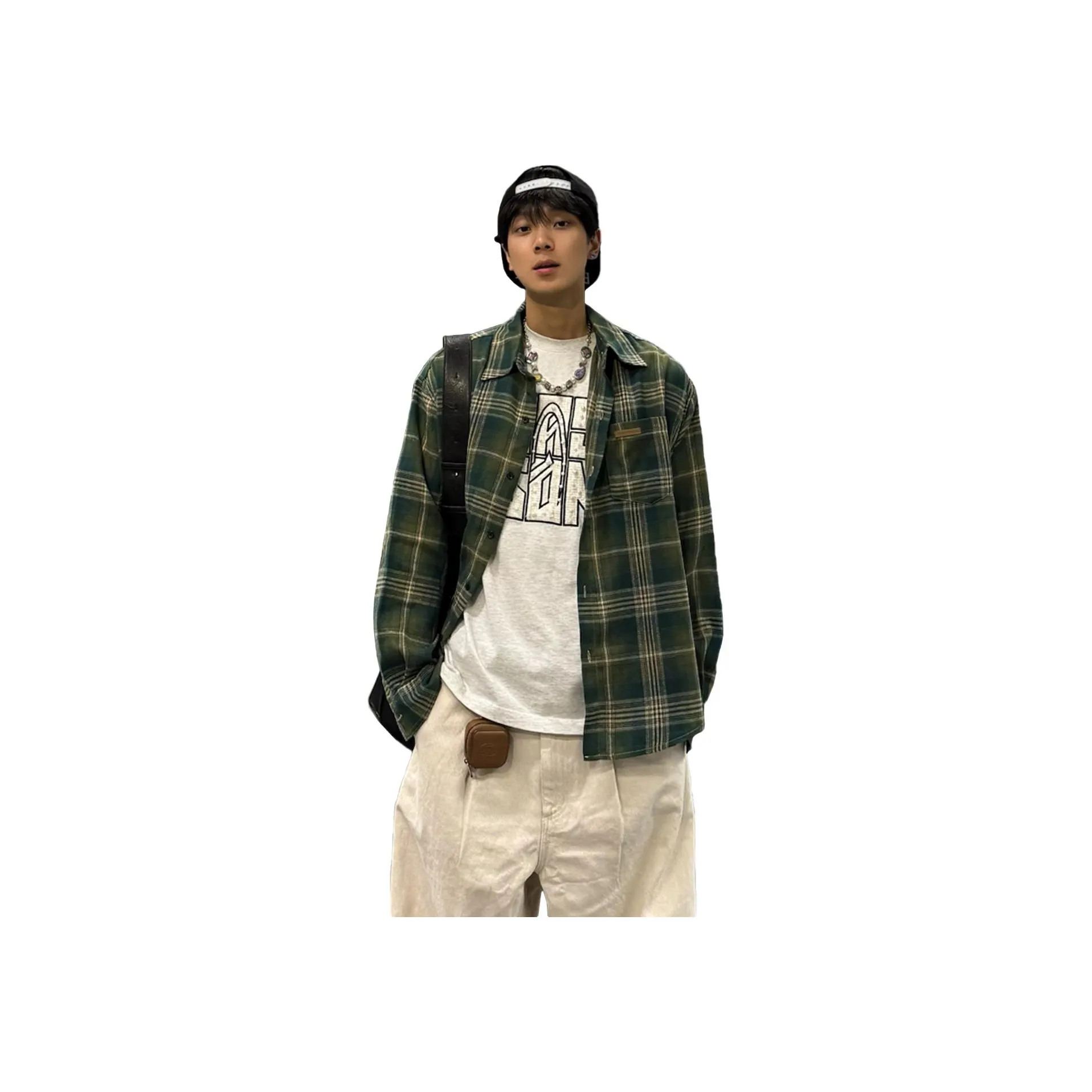 DEAR BETSY Зеленый Унисекс Рубашки