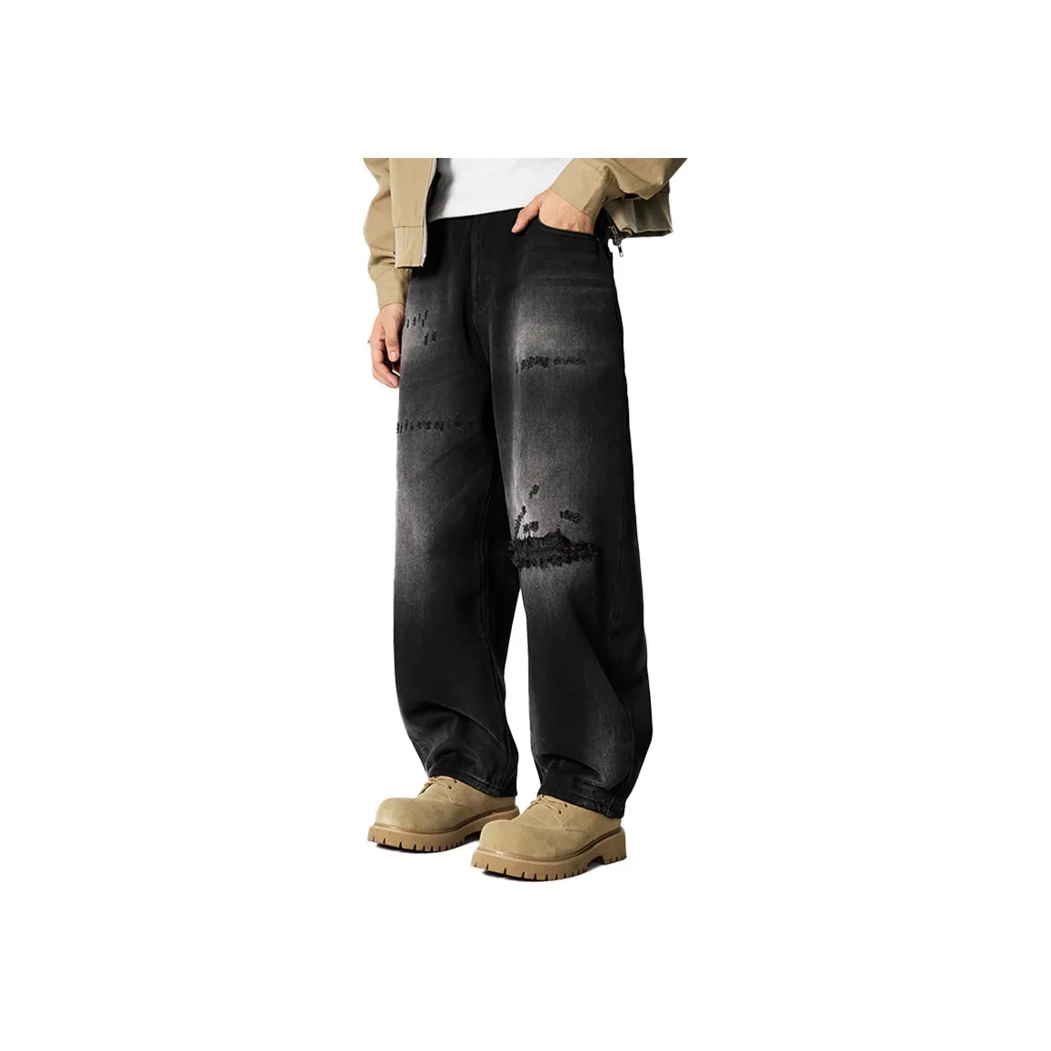 GTRG Jeans Unisex Black