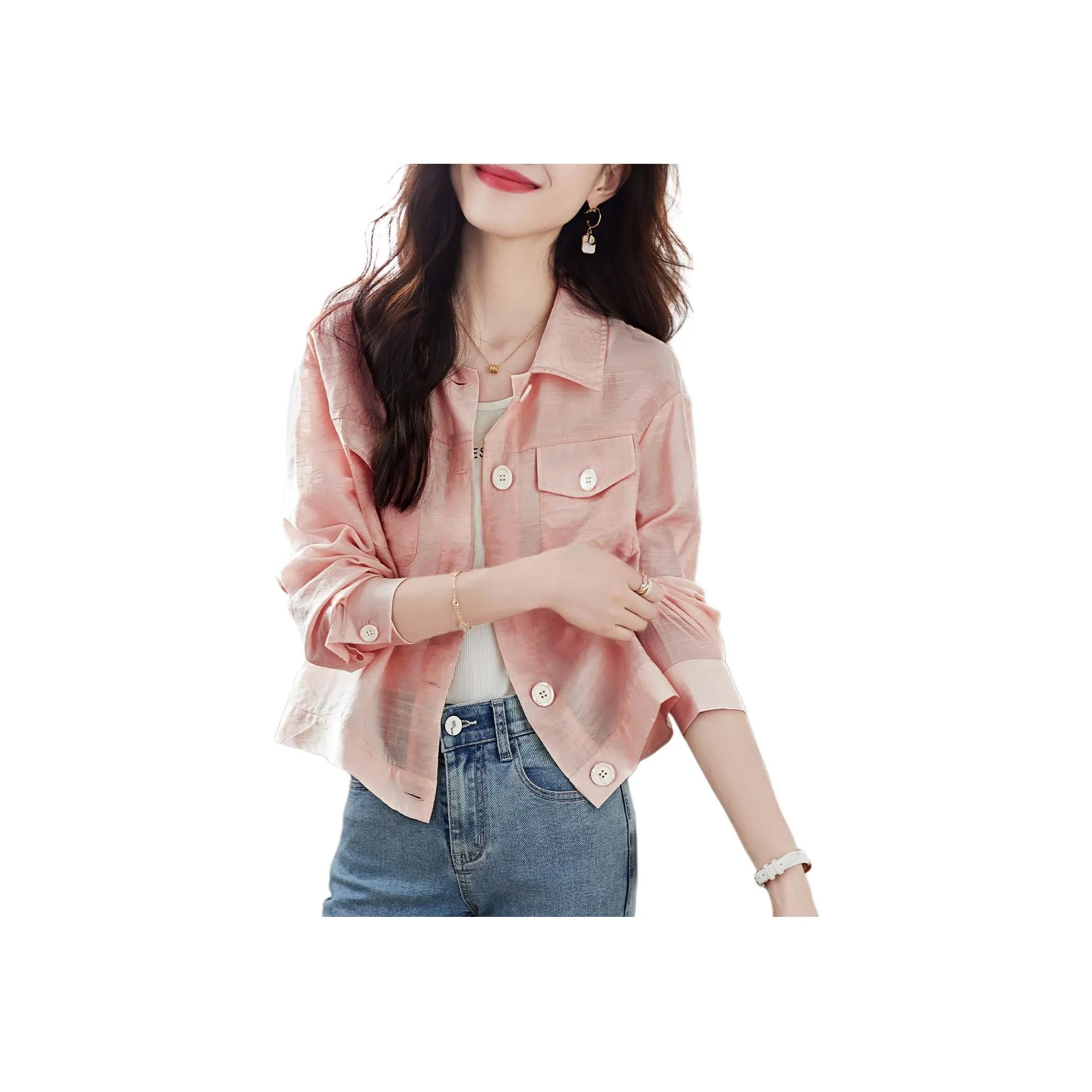Mo Han Yi Mei Shirt Women's Pink